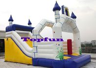 Castelo de salto inflável de encerado do PVC com corrediça para centros de entretenimento