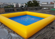 Associação de água inflável quadrada de M do PVC 8 x 8 de 0,9 milímetros, piscina para a família