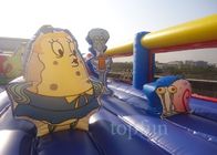 Parque de diversões inflável comercial exterior, campo de jogos inflável, equipamento inflável do parque temático