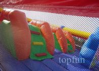 Parque de diversões inflável comercial exterior, campo de jogos inflável, equipamento inflável do parque temático
