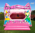 EN71 casa inflável da princesa Bouncy Castle Jumping para crianças