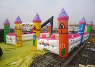A terra inflável do divertimento, parque de diversões inflável fortifica para crianças/anúncio publicitário