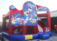 Castelo de salto inflável de Disneylândia/casa fantástica de Micky com corrediça