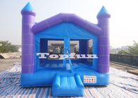 castelo de salto inflável roxo/azul de 15feet com telhado e erva-benta Windows