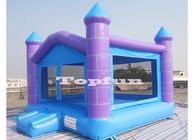 castelo de salto inflável roxo/azul de 15feet com telhado e erva-benta Windows