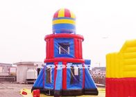 Personalize o jogo exterior de salto inflável alto da torre do leão-de-chácara do castelo dos 10m Rocket