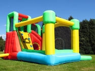 Casa de salto combinado inflável da corrediça de água da criança com poço da bola