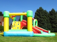 Casa de salto combinado inflável da corrediça de água da criança com poço da bola