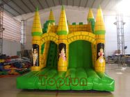 O castelo de salto inflável do milho do ouro, desliza o castelo bonito de encerado do PVC de 0.55mm