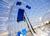 Bola de futebol Brinquedo-Grande inflável transparente com PVC durável/TPU de Plato