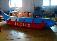 barco de banana inflável dos barcos de pesca com mosca de encerado do PVC de 0.9mm para o esqui do jato