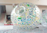 Da bola inflável de Zorb das crianças/adultos PVC colorido feito sob encomenda/TPU com chicote de fios