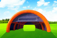 Grande barraca inflável arqueada do famoso do evento com entrada do túnel