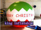 Christmas Advertising Inflatable Balloon 3M Diameter PVC For Promotion