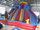 Outdoor Kids Inflatable Water Park With Slide / Inflatable Water Slide PVC Tarpaulin