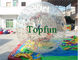 PVC Clear Inflatable Zorb Ball / Inflatable Human Hamster Ball For Inflatable Zorb Ramp 