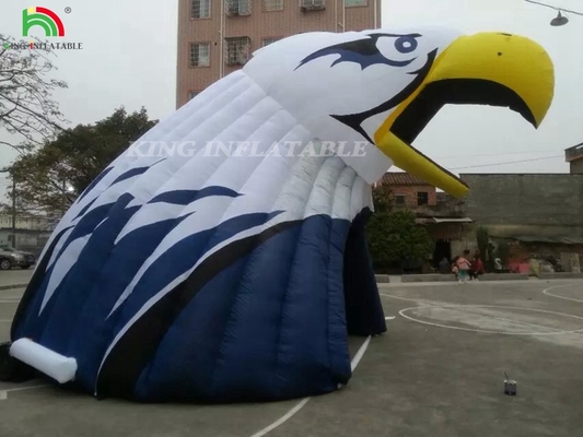 Túnel de águia inflável entrada esportiva de animais inflável para jogo personalizado túnel de mascote de águia inflável