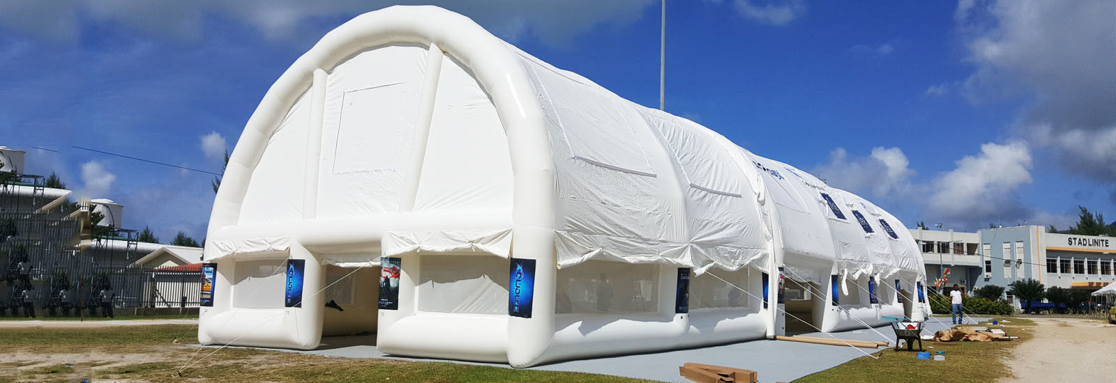 tenda inflável evento
