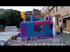 Casa comercial exterior do salto do castelo Bouncy inflável para crianças