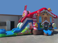 Castelo Bouncy inflável combinado para crianças