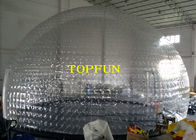 Barraca inflável transparente da abóbada da bolha do PVC grande para a exposição e o partido