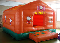 Casa de salto inflável costurando dobro do salto de Hello Kitty do castelo de encerado do PVC