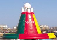 Jogos de escalada infláveis coloridos do esporte da parede de Rocket da durabilidade alta do diâmetro do CE 8m para crianças