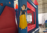Corrediça de salto inflável do castelo de encerado cor-de-rosa da princesa PVC para crianças