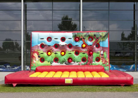 Jogos infláveis exteriores dos esportes que encaixotam M da parede 4,1 x 6,4 x 2,8