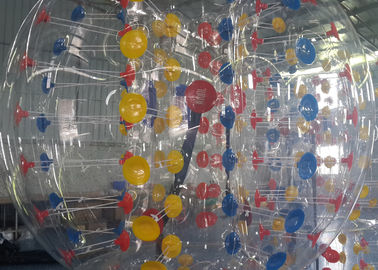 Bola abundante 0.8mm inflável engraçada com a solda colorida dos anéis-D forte