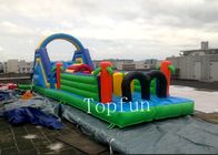 Jogos infláveis dos esportes de encerado do PVC/curso de obstáculo inflável para crianças