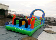Jogos infláveis dos esportes de encerado do PVC/curso de obstáculo inflável para crianças