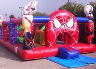 Parque de diversões inflável do homem-aranha exterior comercial das crianças para o divertimento de salto