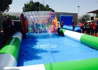Associação inflável comercial personalizada/grande piscina inflável para bolas de rolo da água