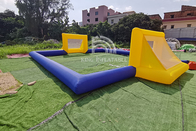 Campo de futebol inflável interativo exterior inflável do campo de futebol para adultos das crianças