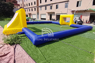 Campo de futebol inflável interativo exterior inflável do campo de futebol para adultos das crianças