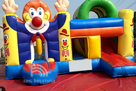 Casa inflável do partido da criança de Multiplay do leão-de-chácara de Bouncy Castle Rentals do palhaço com corrediça