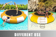 Trampolins de flutuação de Toy Bouncers Recreation Rental Jump da água inflável do trampolim da água