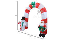 Decorações infláveis do Natal de Santa Claus Snowman Outdoor Inflatable Advertising dos arcos