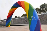 Arco inflável dos doces da decoração da entrada da arcada do arco-íris dos arcos para a propaganda