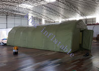Certificação inflável militar 40m X 10m do CE da barraca do evento de encerado verde do PVC X 6m