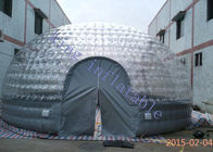 barraca inflável transparente combinado da abóbada do diâmetro de 8m para o partido/exposição