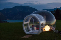 Sala de hotel inflável de acampamento exterior da bolha da casa transparente da barraca da bolha da abóbada