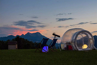 Sala de hotel inflável de acampamento exterior da bolha da casa transparente da barraca da bolha da abóbada