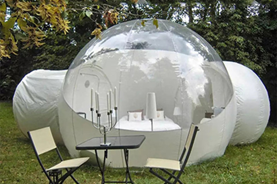 Hotéis de acampamento exteriores da casa da bolha do rei Inflatable Bubble Tent