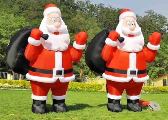 Divertimento Santa inflável do quintal de Santa Claus Great Christmas Decoration Outdoor da explosão