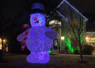 Boneco de neve inflável de 20 pés para decoração de natal infláveis ​​para quintal boneco de neve móvel