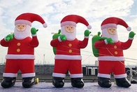 Decoração de Natal inflável gigante de Papai Noel para explodir Papai Noel infláveis