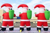Decoração de Natal inflável gigante de Papai Noel para explodir Papai Noel infláveis
