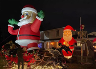 Papai Noel Explode Decorações de Natal Infláveis ​​Gigantes Infláveis ​​Papai Noel